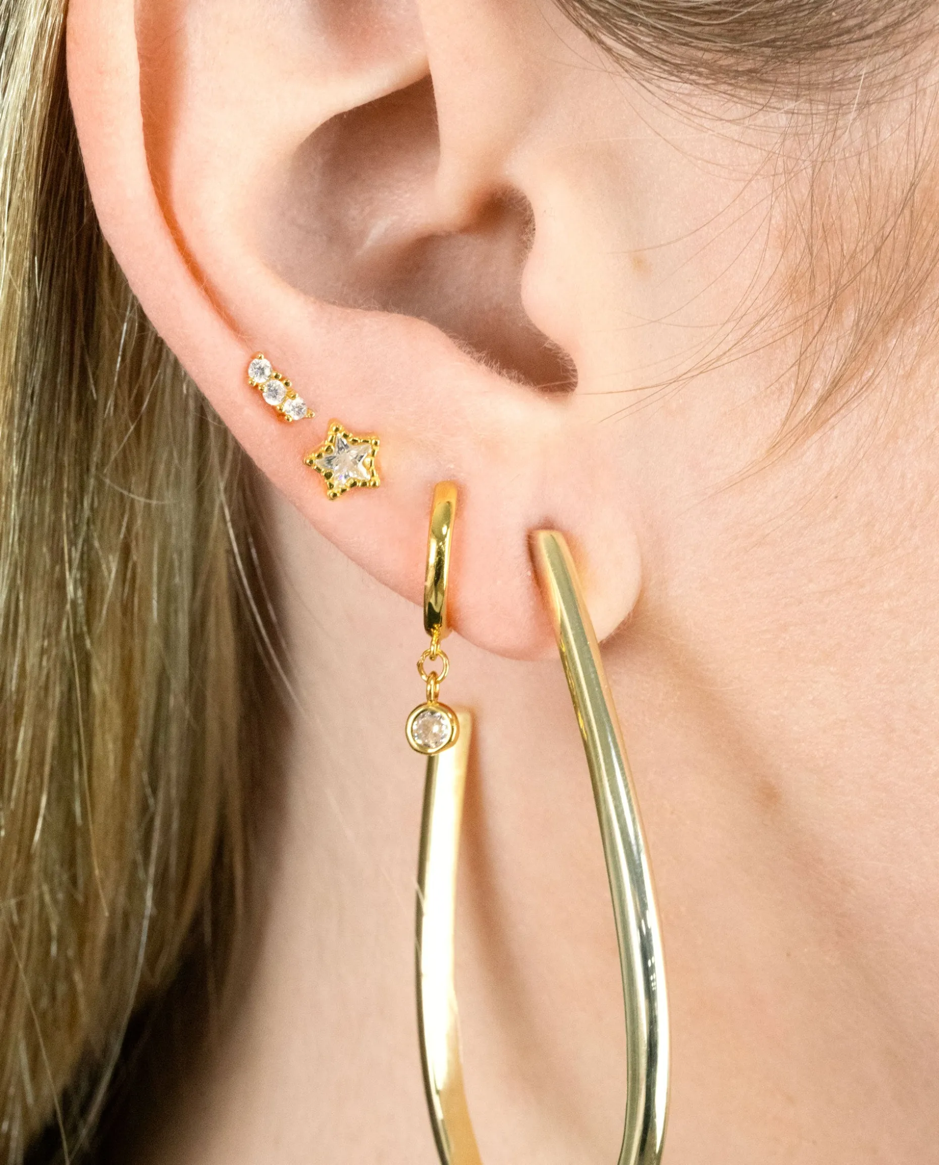 PIERCING ORION · PLATA BAÑO ORO