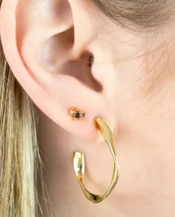 PIERCING SHINY COLORS · PLATA BAÑO ORO