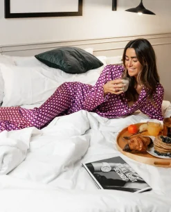 PIJAMA SILKY PILLOWS · PANTALÓN LARGO