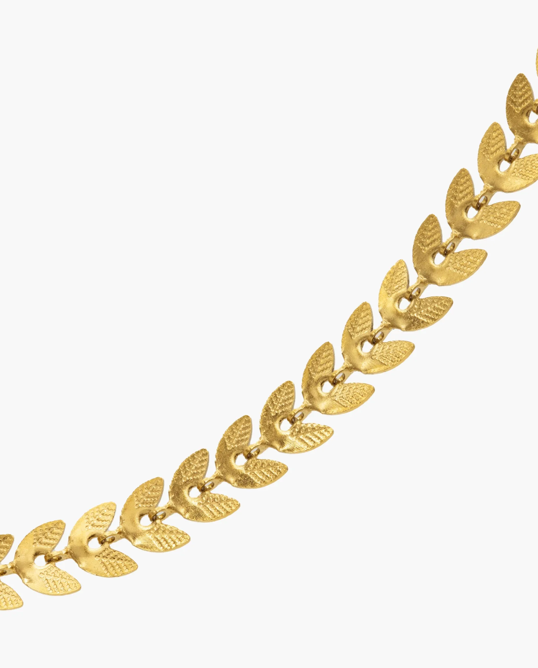 TOBILLERA GREEK · ACERO BAÑO ORO