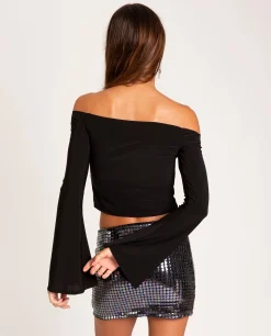 TOP JUST ONE · NEGRO