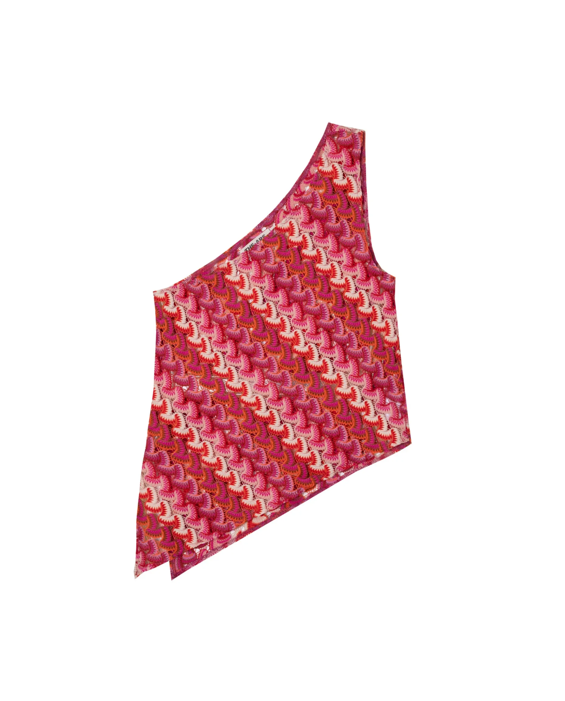 TOP MARIANA · ROJO Y FUCSIA