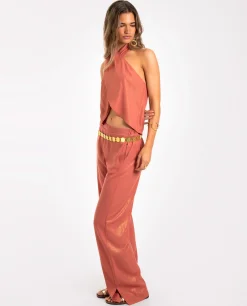 TOP NEVER LATE · TERRACOTA