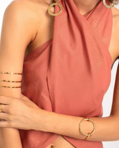 TOP NEVER LATE · TERRACOTA