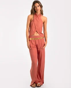 TOP NEVER LATE · TERRACOTA