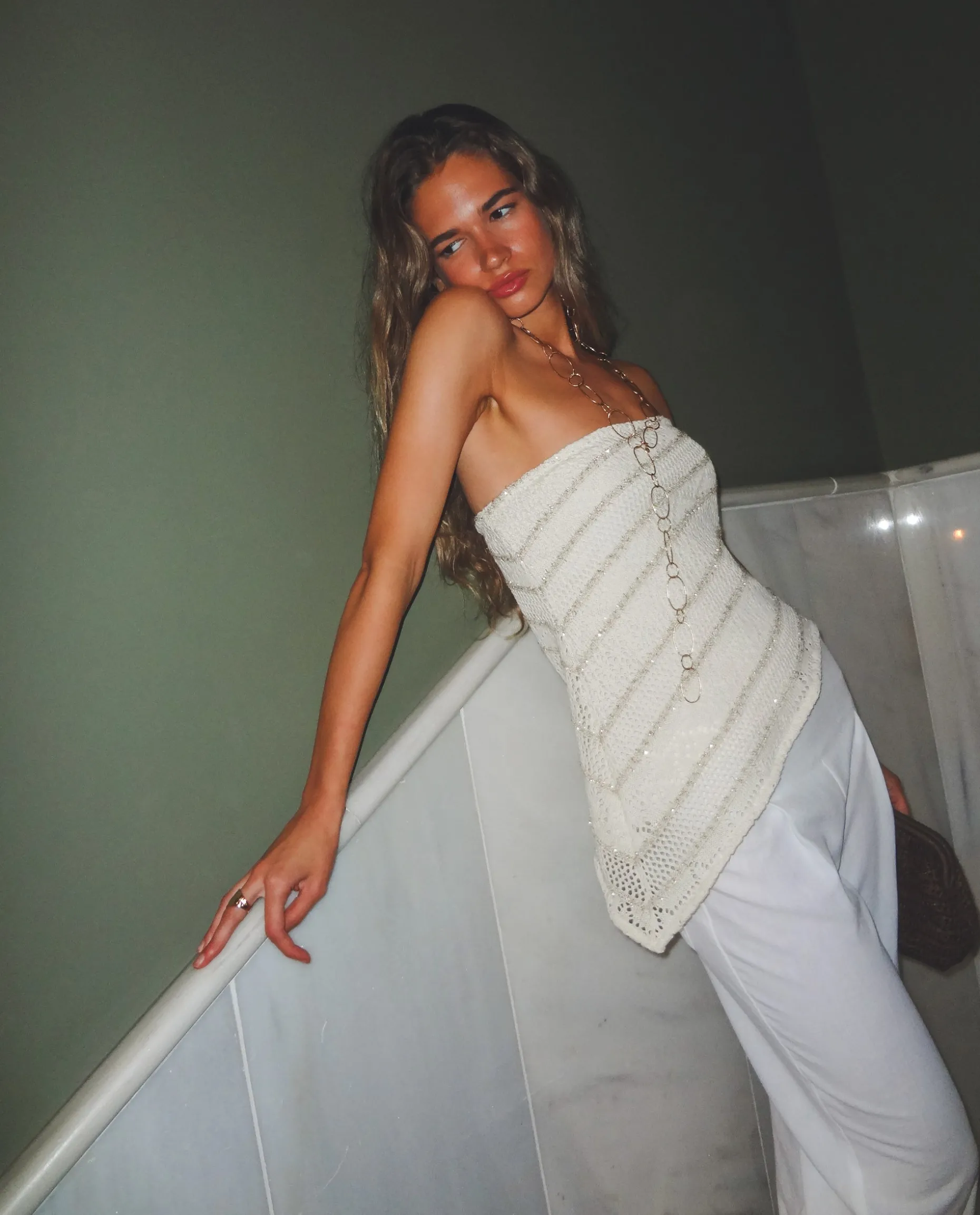 TOP ON MY WAY · BEIGE