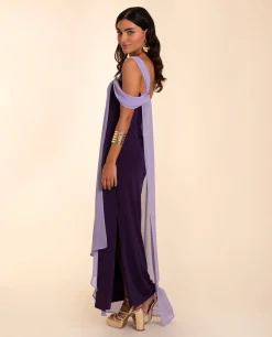 VESTIDO ALMERÍA · MORADO Y LILA