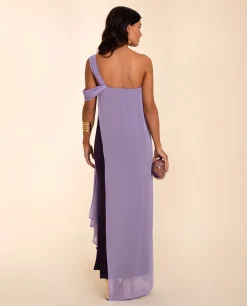VESTIDO ALMERÍA · MORADO Y LILA