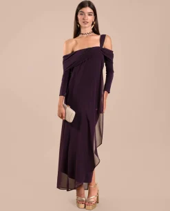 VESTIDO AMÉLIE · CIRUELA