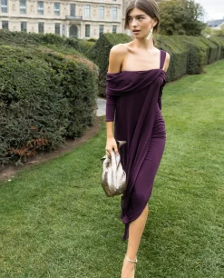 VESTIDO AMÉLIE · CIRUELA