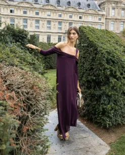 VESTIDO AMÉLIE · CIRUELA