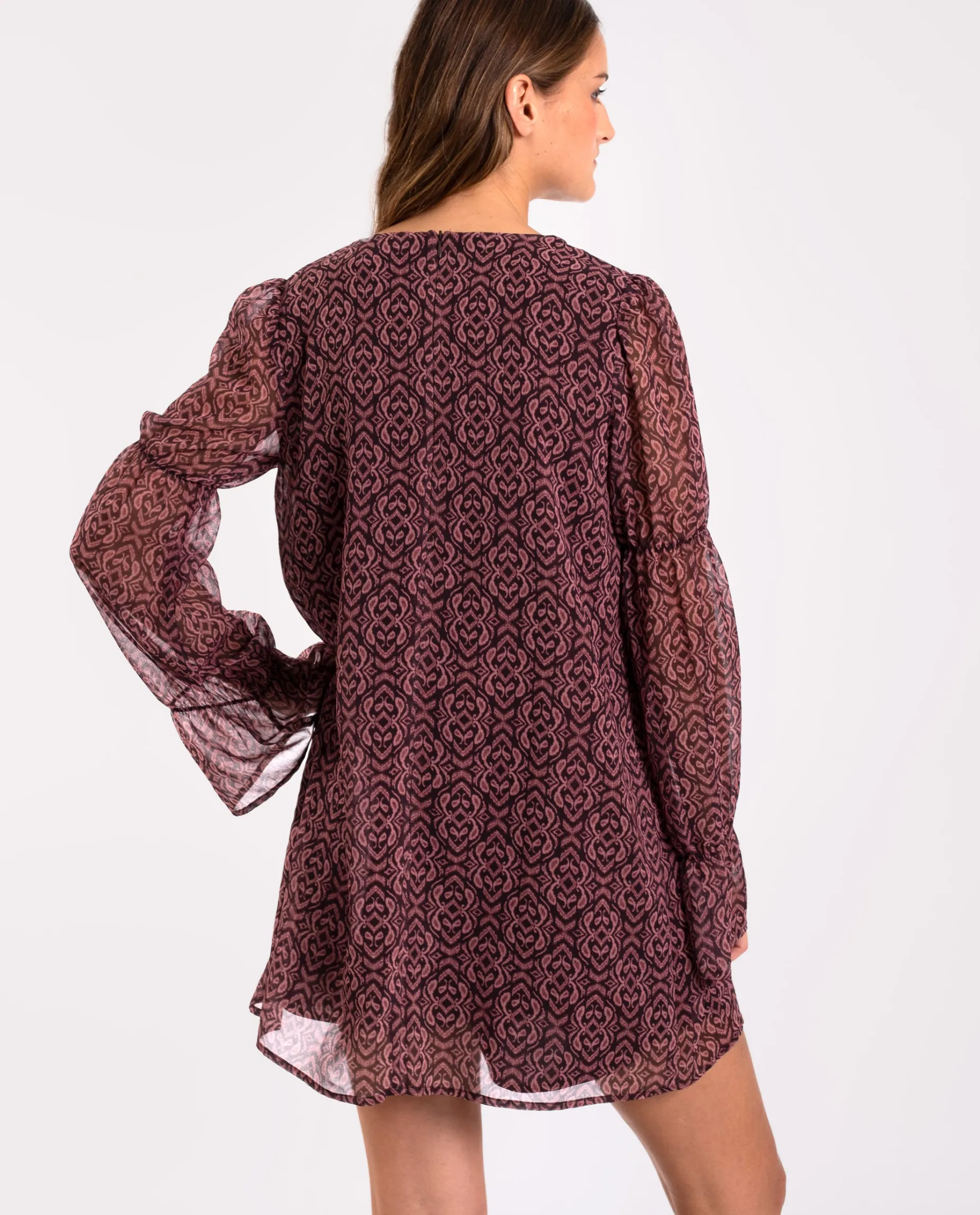 VESTIDO BREEZY AVENUE · MARRÓN