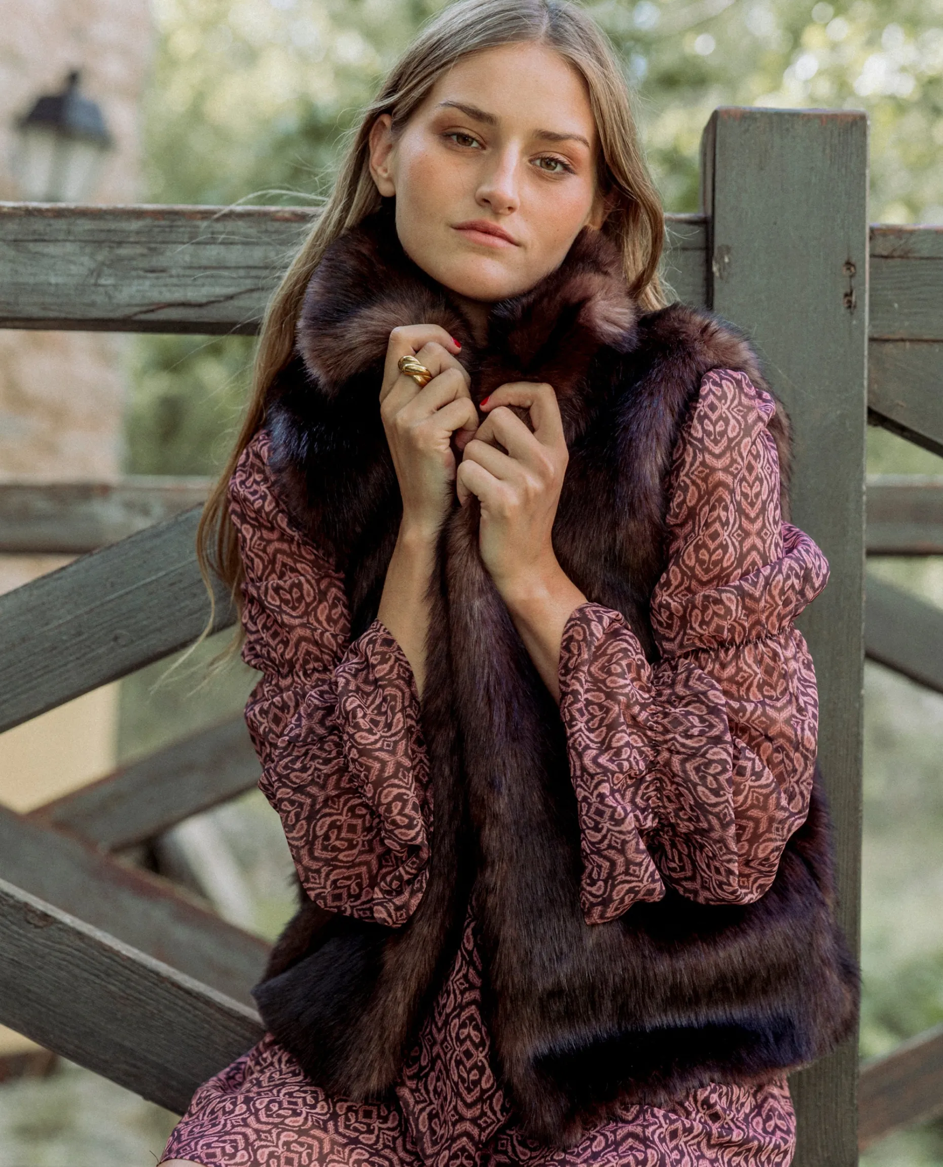 VESTIDO BREEZY AVENUE · MARRÓN