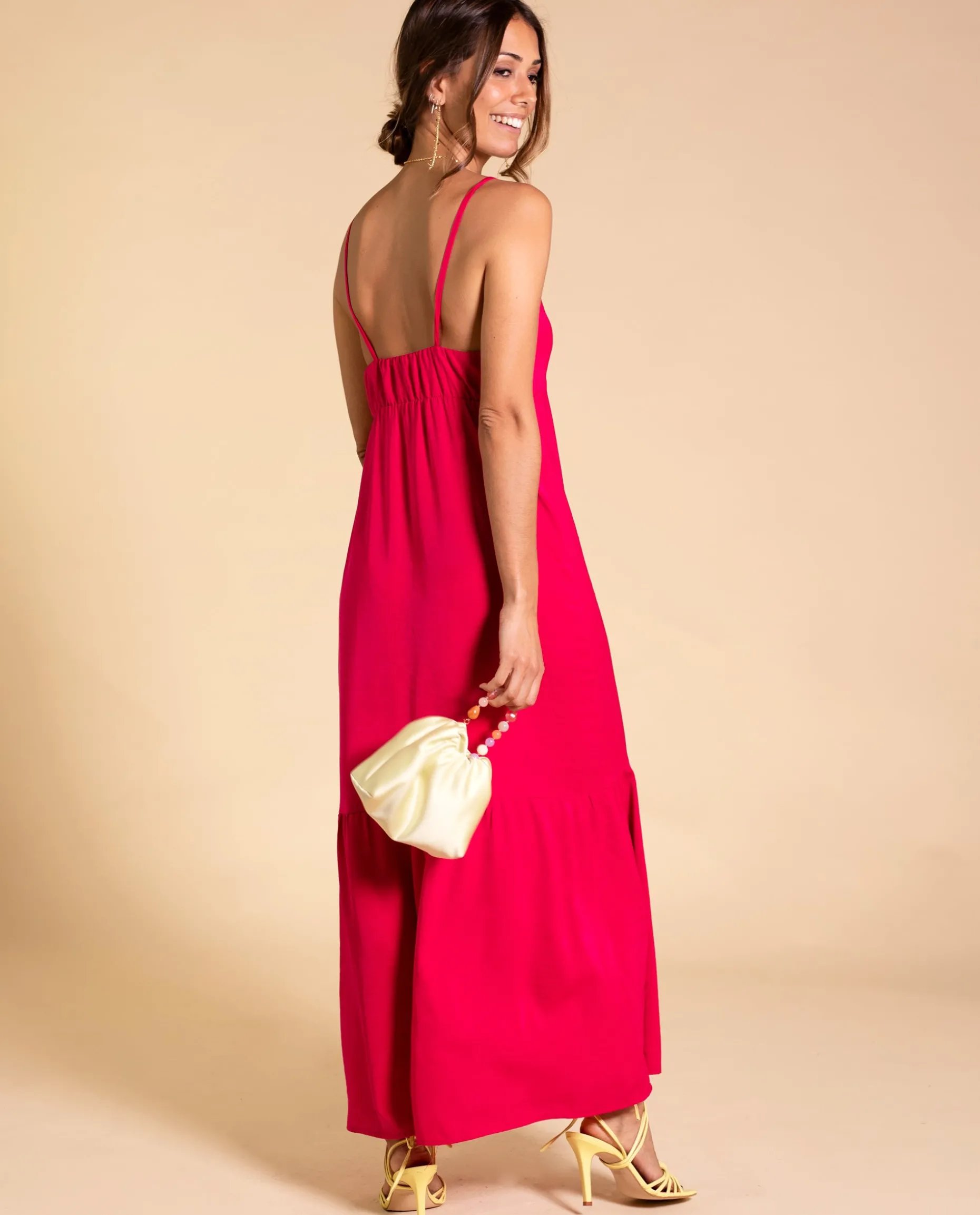 VESTIDO HOPE · FRESA