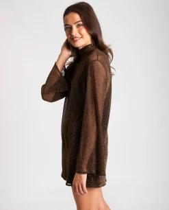 VESTIDO LAST NIGHT · COBRE