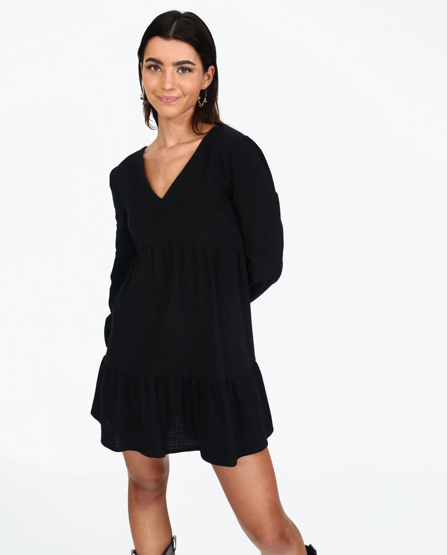 VESTIDO LITTLE THINGS · NEGRO