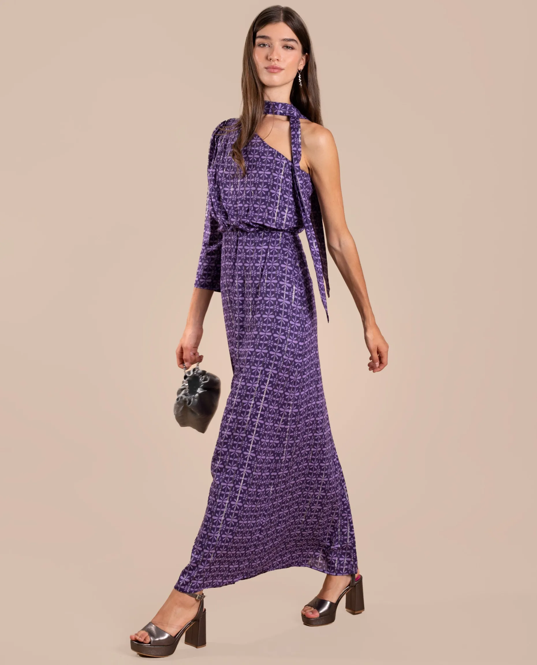 VESTIDO LÉONIE · MORADO