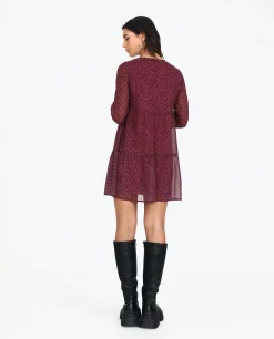 VESTIDO LOVED ONES · BURDEOS