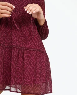 VESTIDO LOVED ONES · BURDEOS