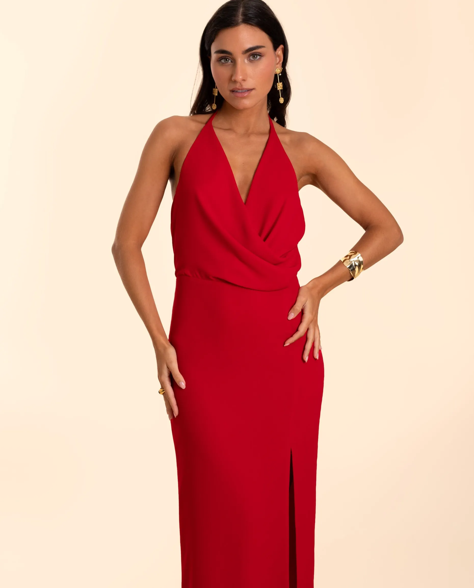 VESTIDO LUCENA · ROJO