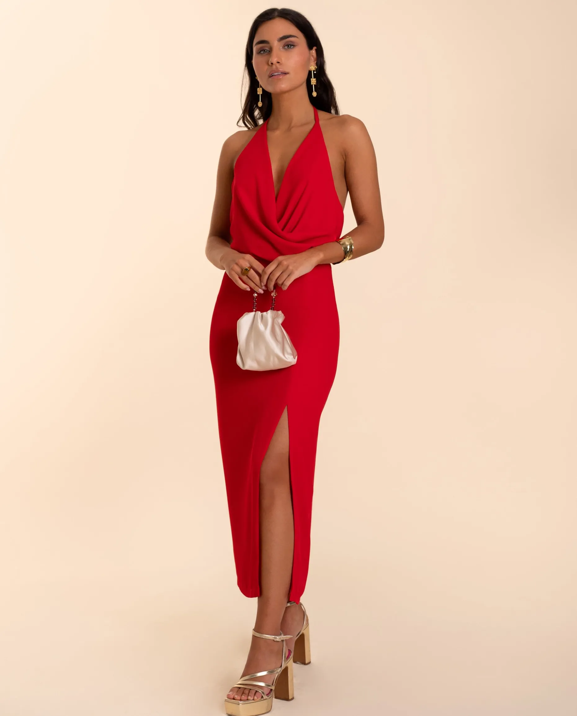 VESTIDO LUCENA · ROJO