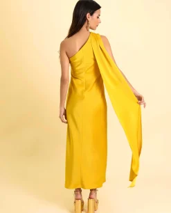 VESTIDO MRS. ABRIL · AMARILLO