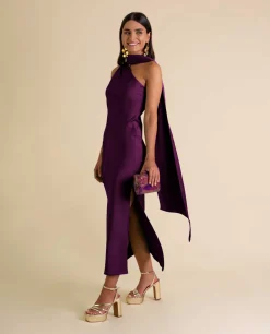 VESTIDO MRS. ABRIL · CIRUELA