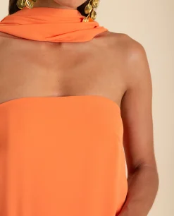 VESTIDO MRS. ARTEAGA · NARANJA
