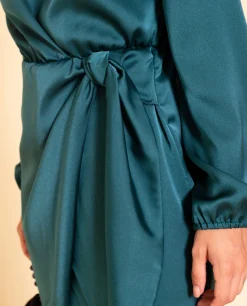 VESTIDO MRS BAILEY · VERDE BOTELLA