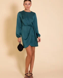 VESTIDO MRS BAILEY · VERDE BOTELLA