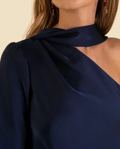 VESTIDO MRS. CORTÉS · AZUL MARINO