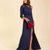 VESTIDO MRS. LOZANO · AZUL MARINO