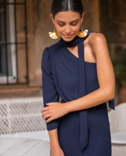VESTIDO MRS. LOZANO · AZUL MARINO