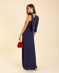 VESTIDO MRS. LOZANO · AZUL MARINO