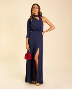 VESTIDO MRS. LOZANO · AZUL MARINO