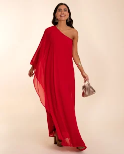 VESTIDO MRS. RIVERA · ROJO