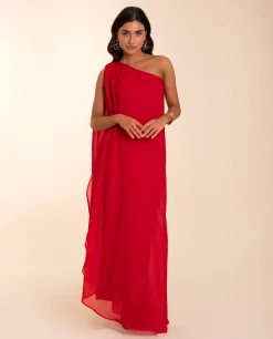 VESTIDO MRS. RIVERA · ROJO