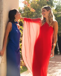 VESTIDO MRS. RIVERA · ROJO