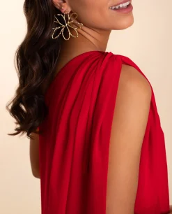 VESTIDO MRS. RIVERA · ROJO