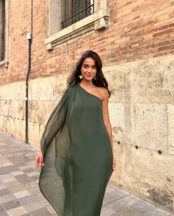 VESTIDO MRS. RIVERA · VERDE