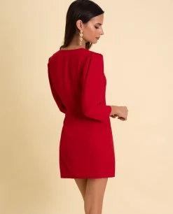 VESTIDO MRS. RUIZ · ROJO