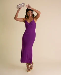 VESTIDO MRS. SANTAELLA · MORADO