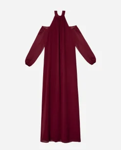 VESTIDO MRS. VALVERDE · BURDEOS