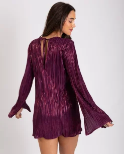VESTIDO NIGHT AHEAD · MORADO