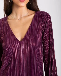 VESTIDO NIGHT AHEAD · MORADO