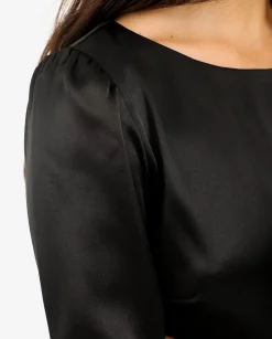 VESTIDO NIGHT SECRETS · NEGRO