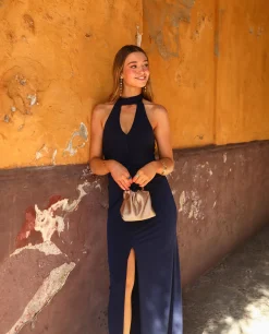 VESTIDO OLIVARES · AZUL MARINO