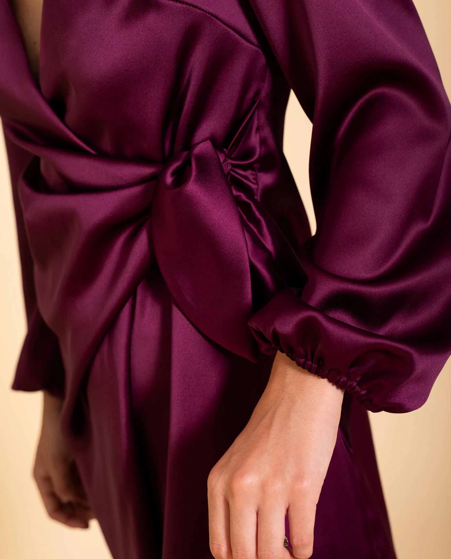 VESTIDO PEOPLE I LOVE · CIRUELA