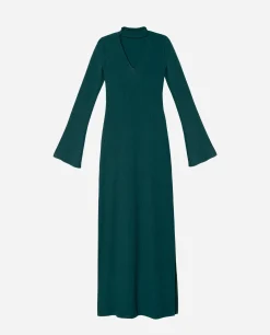 VESTIDO SKYLINES · VERDE BOTELLA