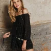 VESTIDO STARRY BLISS · NEGRO